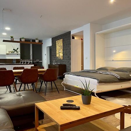 Apartment Leipzig Waldstrassenviertel Loft Terrasse, Redbull Arena Luaran gambar